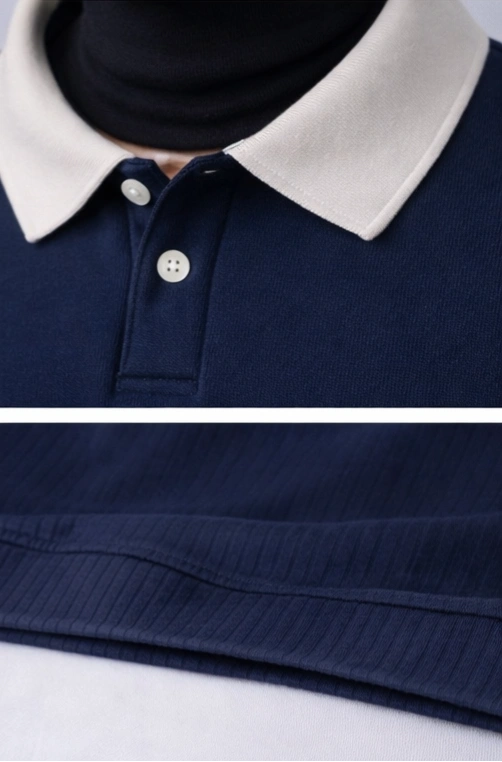new-york-navy-sleeve-polo-shirt